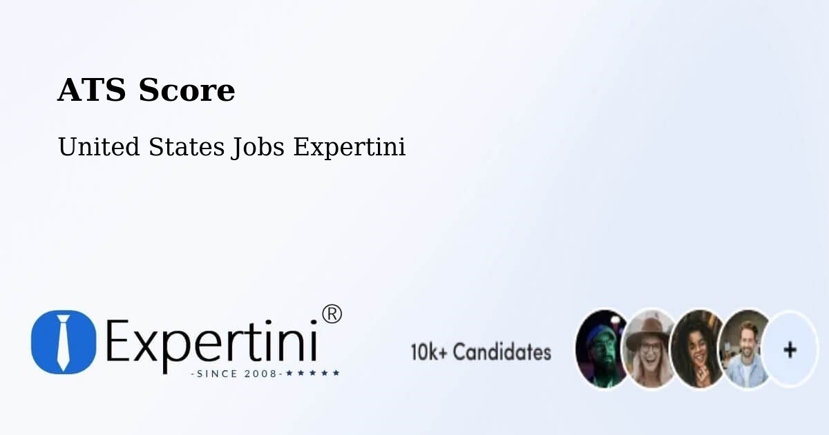Resume ATS Score & Job Description Match Tool – Pipestone - United States Jobs Expertini