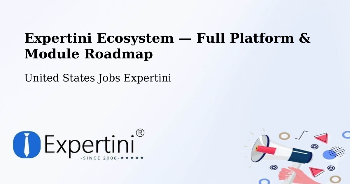 Expertini Ecosystem — Full Platform & Module Roadmap – Pipestone